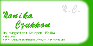 monika czuppon business card